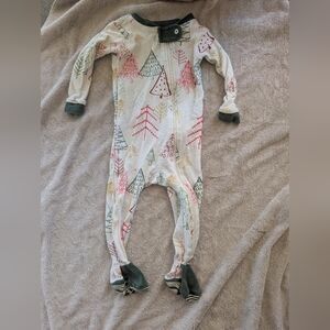 Cozy Tree Print Kids One Piece